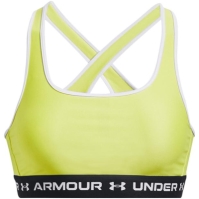 Bustiera in X Under ARMOUR Medium Support pentru femei verde lime galben