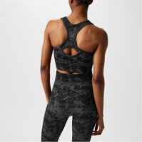 Bustiera sport Everlast Camo spate decoltat pentru femei negru