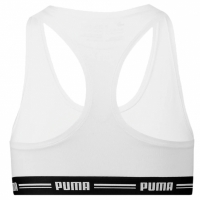 Bustiera sport Puma Racer Back Top 1P Hang alb 907862 05 pentru femei