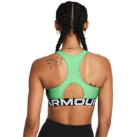 Bustiera sport Under ARMOUR HeatGear® Armour Mid Branded pentru Femei verde