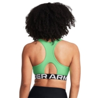 Bustiera sport Under ARMOUR HeatGear® Armour Mid Branded pentru Femei verde