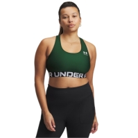 Bustiera sport Under ARMOUR HeatGear® Armour Mid Branded pentru Femei verde