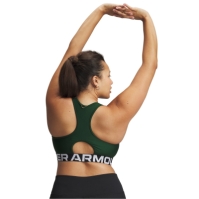 Bustiera sport Under ARMOUR HeatGear® Armour Mid Branded pentru Femei verde