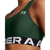 Bustiera sport Under ARMOUR HeatGear® Armour Mid Branded pentru Femei verde