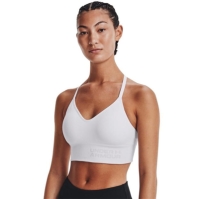 Bustiera sport Under Armour Seamless alb