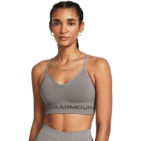 Bustiera sport Under Armour Seamless Low Impact Longline gri