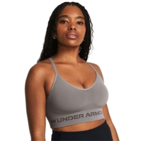 Bustiera sport Under Armour Seamless Low Impact Longline gri