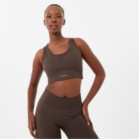 Bustiera sport USA Pro Crop maro