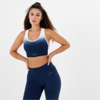 Bustiera sport USA Pro Ombre bleumarin alb