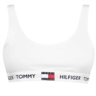 Bustiera Tommy Hilfiger 85 Unpadded class alb ycd