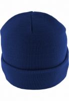 Caciula Beanie Basic Flap albastru roial MasterDis