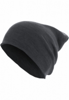 Caciula Beanie Basic Flap Long Version gri deschis MasterDis