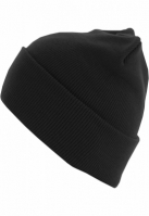 Caciula Beanie Basic Flap Long Version negru MasterDis