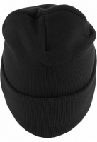 Caciula Beanie Basic Flap Long Version negru MasterDis