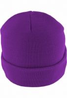 Caciula Beanie Basic Flap mov MasterDis