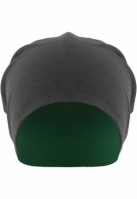 Caciula Beanie Jersey cu doua fete gri carbune MasterDis verde