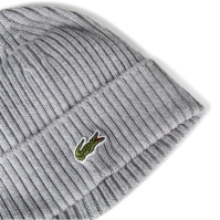 Caciula Beanie Lacoste Lacoste tricot barbati gri yrd