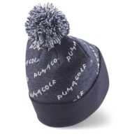 Caciula Beanie Puma Pom Pom pentru barbati bleumarin alb