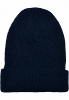 Caciula Beanie Recycled Yarn Waffle tricot bleumarin Flexfit