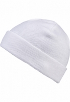 Caciula Beanie Short Cuff tricot alb MasterDis