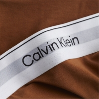 Bustiera Calvin Klein Modern bumbac Logo warm maro 