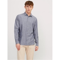 Camasa panza Jack and Jones LS pentru barbati faded denim