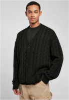 Cardigan Boxy negru Urban Classics