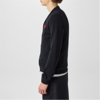 Cardigan COMME DES GARCONS PLAY Peeping Heart negru rosu