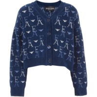 Cardigan EMPORIO ARMANI Emporio copii bleumarin oceano