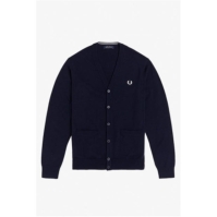 Cardigan Fred Perry Logo bleumarin