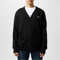 Cardigan Fred Perry Logo negru