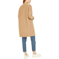 Cardigan lung Yumi Yumi Camel tricot bej