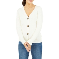 Cardigan Yumi Yumi Cream Ribbed tricot crem