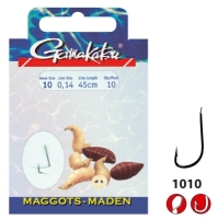 CARLIG BOOKLET MAGGOTS 1010B NR 14 012MM 60CM 10BUC PL marime GAMAKATSU