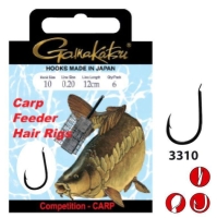 CARLIG CARP HAIR 3310B 0,20MM10BUC PL marime 10 GAMAKATSU