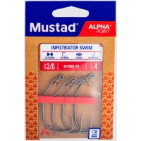 CARLIG OFFSET INFILTRATOR SWIM 3BUC PL marime 6-0 MUSTAD