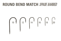 CARLIG ROUND BEND MATCH MU09 BN 10BUC PL marime 16 MUSTAD