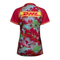 Jocuri Castore Harlequins Big Shirt 2024 2025 pentru femei rosu