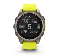 CEAS FENIX 8 SOLAR SAPPHIRE galben GRAPHITE 47MM EMEA GARMIN