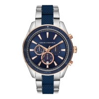 Ceas QUARTZ MAN ARMANI EXCHANGE AX1819 argintiu multicolor albastru