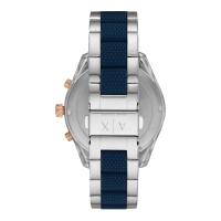 Ceas QUARTZ MAN ARMANI EXCHANGE AX1819 argintiu multicolor albastru