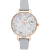 Ceas QUARTZ OLIVIA BURTON OB16TZ01 pentru Femei roz gri