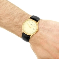 Ceas Sekonda Thomson 38mm Gold Round Case culoarea sampaniei Dial