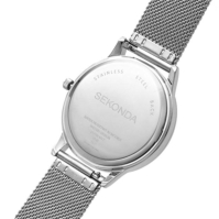 Ceas Sekonda Nordic 40mm argintiu Round Case alb Dial