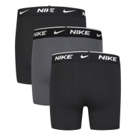 Chiloti Boxeri Set de 3 Nike bumbac pentru baieti negru gri