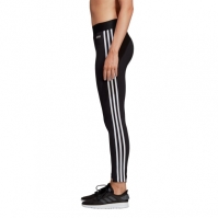 Colanti adidas Essentials 3 cu dungi pentru femei negru alb