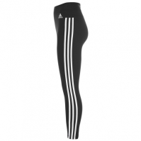 Colanti adidas Essentials 3 cu dungi pentru femei negru alb