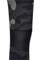 Colanti Camo cu plasa pentru Femei camuflaj negru Urban Classics