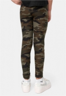 Colanti Camo pentru fete wood camuflaj Urban Classics