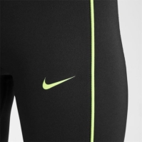 Colanti Nike Pro Dri-FIT pentru fete negru galben